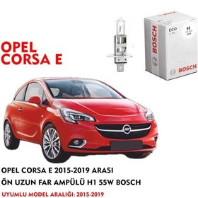 Resim OPEL CORSA E 2015-2019 ARASI ÖN UZUN FAR AMPÜLÜ H1 55W BOSCH 