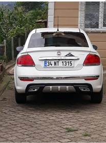 Resim Fiat Linea Arka Tampon Eki Difüzör Abs Plastik 