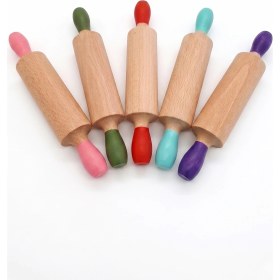 Resim Cocota Toys Oyun Hamuru Mini Merdane - Doğal Kayın Ağacı, Doğal Yağlı, Yapışmaz 