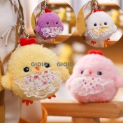 Resim Silver1 Karikatür Küçük Hediye Peluş Bebek Kolye Anahtarlık Çanta Kolye Aksesuarları (Yurt Dışından) 