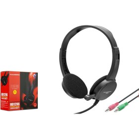 Resim HADRON Hd1296 Mikrofonlu Kulaklık 3.5Mm Siyah 