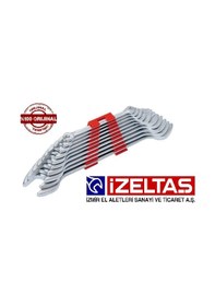 Resim İzeltaş İki Ağız Anahtar Takımı Kısa Boy 8'Li N11.29526 