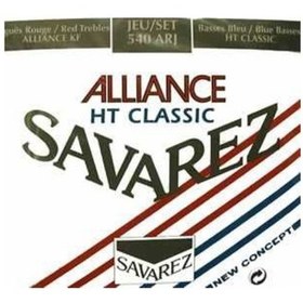 Resim Savarez 540Arj Rouge Blue Hard Tension Classic Klasik Gitar Teli 