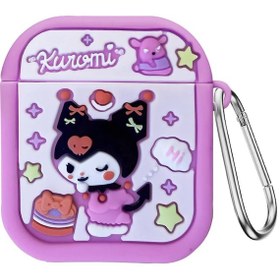 Resim Microsonic Airpods Uyumlu 1. Nesil / 2. Nesil Kılıf Figürlü Silikon Crtn-fgr-krmi 