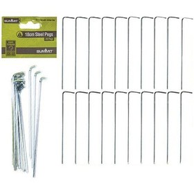 Resim Summıt 18Cm Çelik Çadır Kazığı 20'Li Paket Outdoor Multi Çelik 