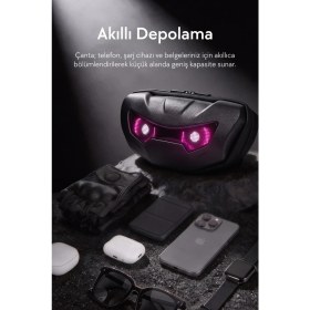 Resim Zampago LED Işıklı Akıllı Scooter Çantası - Sct-3 