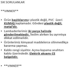 Resim vinner Noa Siyah Kaplama Tripod Boyu Ayarlanabilir Metal Lambader - Pre Gri VNRNOAMTL1059 
