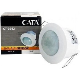 Resim Cata Ct-9242 Sıva Altı Hareket Sensörü Tavan Tipi Algılayıcı 