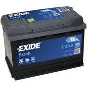 Resim Exide 74 Ah 680 A(EN) Akü 