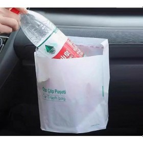 Resim Pratik Su Geçirmez Oto Araba Çöp Poşeti Yapışkanlı 20 Adet Çok Renkli 