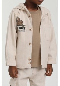 Resim Xo Kids Erkek Çocuk Gömlek 1-4 Yaş 2534 Gri 