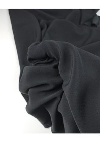 Resim Telalı Siyah Renkte Krep Kumaş En 120 Cm X Boy 270 Cm -9616 Renkli 