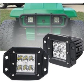 Resim Oto Çizgi Off Road Projektör Gömme 10-30v 18w 6 Led 