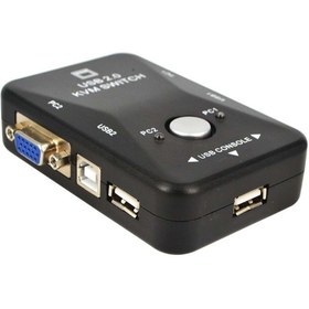 Resim Triline 2 Port Usb Kvm Switch 2pc Tek Monitör Kontrol 