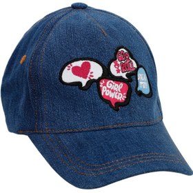 Resim Kitti Girl Power 10-13 Yaş Kız Kep Şapka - Mavi - Kot / Standart 