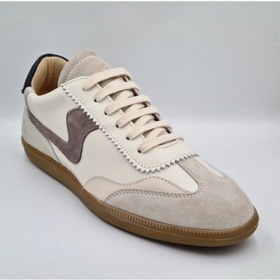 Resim Mammamia D25ka-7155 Kemik Crema Renk Hakiki Deri Kadın Günlük Casual Sneaker Kemik 