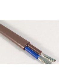 Resim 2X2.5Mm Yassı Marin Kablo 50 Mt. Kahverengi 