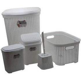 Resim 5 Li Çeyiz Seti Banyo Seti Kutulu Royaleks-mrd306-d Çok Renkli 