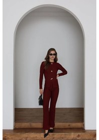 Resim Ottoman Alt Üst Takım Bordo Pt510442 Bordo 