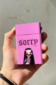 Resim Namgo Bratz Sorry Pembe Standart Plastik Sigara Tabakası Kutusu 