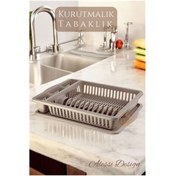 Resim Lokal Marketing Bulaşık Durulama Sepeti Tabaklık Bulaşık Kurutmalık KAHVE Alessi - LKM3852-2230 