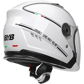 Resim Wenlin Tcherchi Outdoors Elektrikli Motosiklet Kaskı Beyaz Sağlam Koruma Ve Konfor İçin Beyaz 