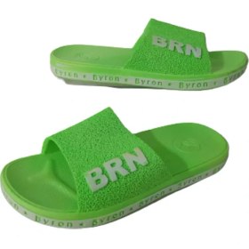 Resim Byron B050-10 Kadın Fıstık Yeşil Kaymaz Taban Deniz Plaj Havuz Günlük Yürüyüş Terlik 