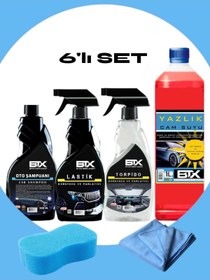 Resim Betax 6'lı Yazlık Oto Bakım ve Temizlik Seti 