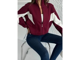 Resim Zeynep Öykü Style Kadın3 Iplik Içi Şardonlu Garnili Oversize Kalıp Hırka Eşofman Üstü Sweatshirt 