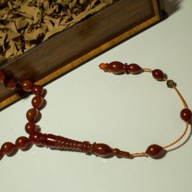 Resim Asal Tesbih Sıkma Kehribar Ismail Bülbül Ustanın 0038 