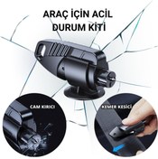 Resim coofbe Sharp Tool Safety Hammer Emniyet Kemer Kesici Ve Araç Cam Kırıcı Araç Acil Durum Cam Kırıcı 