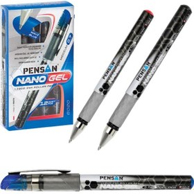 Resim Pensan Roller Kalem Nano Gel Jel Bilye Uçlu 0.7 Mm Siyah - 12 Ade 