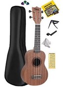 Resim Midex SPA-251 Maun Ağacı Kaliteli Soprano Ukulele Seti 