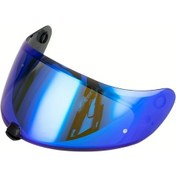 Resim Xuweiwei Dark Tea Revo Blue Hj-787 4inch Motorcycle Helmet Lens C70 Is17 Fg17 Fgst Modelleri İçin Çizilmeye Dayanıklı Anti Fog Tasarım 