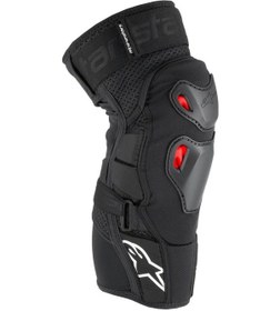 Resim Alpinestars Bionic Pro Plasma Diz Koruma Siyah Beyaz Kırmızı Çok Renkli 