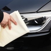Resim Araba Yıkama ve Detaylandırma için Hızlı Kuruyan Geyik Derisi Kürk Havlu - Ultra Emici, Dayanıklı & Kullanımı Kolay, Yumuşak & Çizgisiz Temizlik Bezi, Araba Temizleme Aksesuarı | Büyük, Yumuşak Havlu | Dayanıklı Kürk 