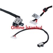 Resim Dell Uyumlu Inspiron 15-3451, 15-3452 Şarj Soketi, Power Jak 