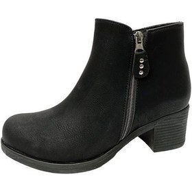 Resim Fix 6012 Yağlı Deri Trend Fashion Kadın Bot Siyah 