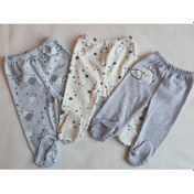 Resim Dorasbabyboutıque Erkek Bebek 3'Lü Pijama Altı( 3Ay/ 6Ay/ 9Ay) 0-3 Ay 