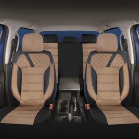 Resim Pandami Fiat Panda 2012+ Uyumlu Taba Tay Tüyü Koltuk Kılıfı 