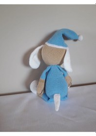 Resim Amigurumi Mavi Uykucu Köpek 