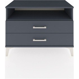 Resim Hyperion Şifonyer Tek Raflı 2 Çekmeceli 88x44x64 Antrasit-antrasit Antrasit 