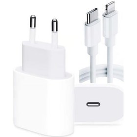Resim Flzdgnkr İphone 14 13 12 11 Se Xr Xs Max Uyumlu 20w Şarj Cihazı Seti Şarj Adaptörü 