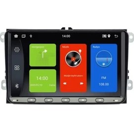 Resim SmartGO Volkswagen Caravelle Android Multimedya (2010-2019) 4+64 GB Lüks Ekran Wİ-Fİ (Yazılımsal) 