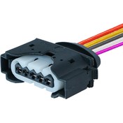 Resim Kostal Hava Akışmetre Soketi Beyaz 5 Pin Kablolu 