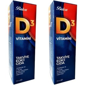 Resim Balen D3 Vitamini Sıvı 20 Ml 2 Adet 