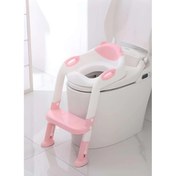 Resim Softy Merdivenli Tuvalet Adaptörü - Çocuğunuz İçin Güvenli Ve Konforlu Tuvalet Eğitimi Pembe 