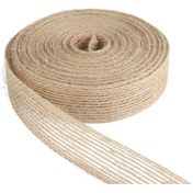 Resim Hessen Kurdele Rulosu, Hediye Paketleme İçin 10 M Jüt Kurdele, Hediye Paketleme İçin Kahverengi Kurdele Doğal El Sanatları Kurdelesi, Noel Süslemeleri 