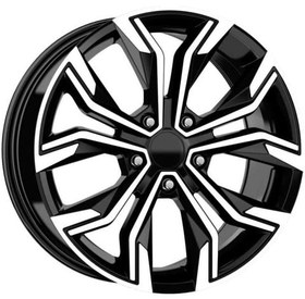 Resim EMR-W7618-01 6.5.x16-4x100 ET35 67.1 Deep Black Diamond Gloss Jant (4 Adet) 