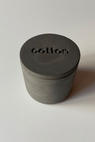 Resim sin istanbul Beton Çay Kutusu Kapaklı Antrasit 